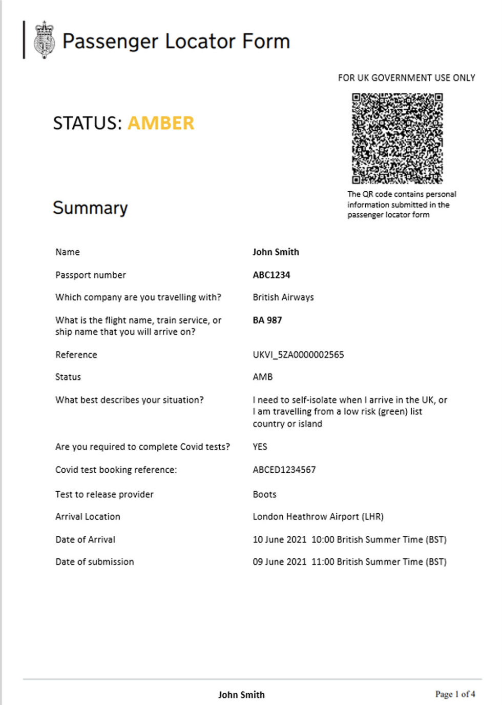 Passenger Locator Forms Gray Dawes Travel